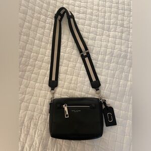 Marc Jacobs black leather crossbody bag